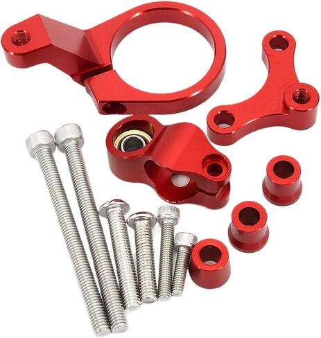 دراجة نارية توجيه المثبط قوس استقرار الخطي جبل دعم عدة متوافق مع CBR 650 R CBR650 650R 2019-2020 (التيتانيوم) in Kuwait