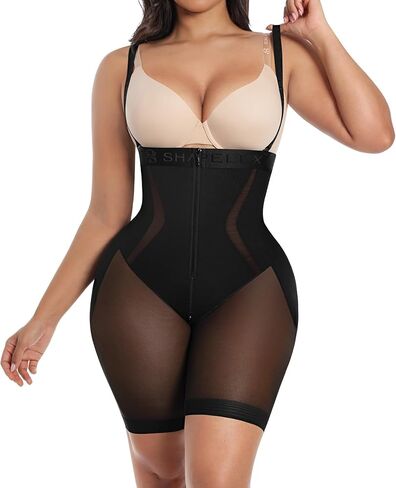 SHAPELLX Fajas Colombianas Shapewear for Women Tummy Control Postpartum Faja Body Shaper Butt Lifting Shorts Bodysuit in Saudi Arabia