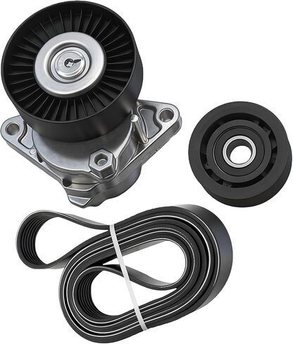 Serpentine Drive Belt Tensioner Component Kit ADK0034P for Mercedes-Benz C280 1998-2000 for E430 1998-2002 for G55 Amg 2003 for Ml350 2003 for S500 2003 for Sl500 1999-2002 6K2390 0002020919 in Saudi Arabia