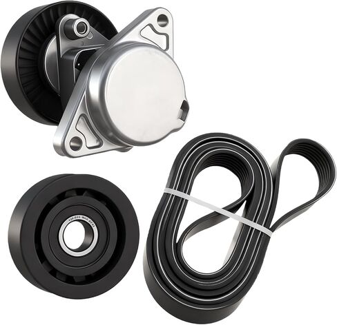 Serpentine Drive Belt Tensioner Component Kit ADK0034P for Mercedes-Benz C280 1998-2000 for E430 1998-2002 for G55 Amg 2003 for Ml350 2003 for S500 2003 for Sl500 1999-2002 6K2390 0002020919 in Saudi Arabia