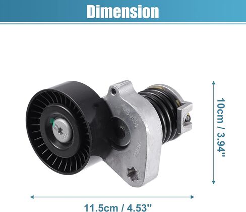 X AUTOHAUX Belt Tensioner Pulley Assembly A2712000470 for Mercedes-Benz C250 2012-2015 for Mercedes-Benz SLK250 2012-2015 Serpentine Tensioner in Saudi Arabia