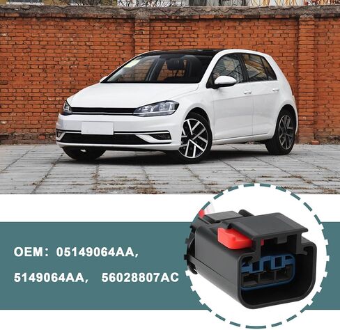 Car Oil Pressure Sensor 3 Pin Connection Plug 05149064AA 5149064AA 56028807AC Compatible with Chrysler Compatible with Dodge in Saudi Arabia