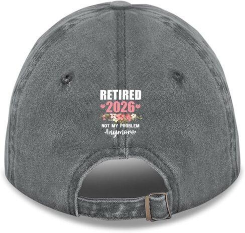 Made in USA Womens Funny 2026 Retirement Hat for Men Cotton Washed Baseball Caps Adjustable Hat in Saudi Arabia