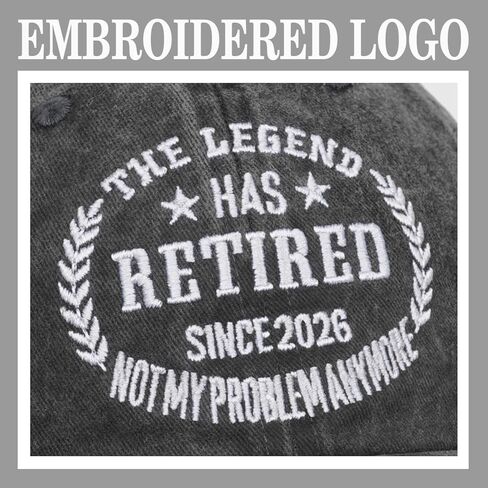 Retirement Gift The Legend Has Retired Hat 2025 2026 in Saudi Arabia