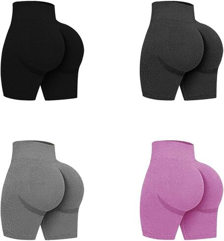 4 Piece Women Workout Shorts Tie Dye High Waist Butt Lift Shorts Tight Women Workout Gym Yoga Sports in Saudi Arabia