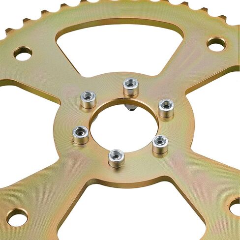 50T 420 Sprocket for CT100U CC100X RB100 Mini Bike, Steel Chain Sprocket for Mega Moto MMB80cc 105cc Motovox MBX10 GMB100 Baja Doodle Bug DB30 in Saudi Arabia