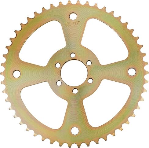 50T 420 Sprocket for CT100U CC100X RB100 Mini Bike, Steel Chain Sprocket for Mega Moto MMB80cc 105cc Motovox MBX10 GMB100 Baja Doodle Bug DB30 in Saudi Arabia