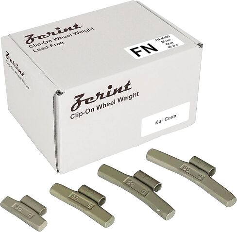 طقم وزن العجلة FN-M160G طراز FN؛ رمادي 160 قطعة/المجموعة: 5 جم، 10 جم، 15 جم، 20 جم، 40 قطعة لكل منها in Kuwait
