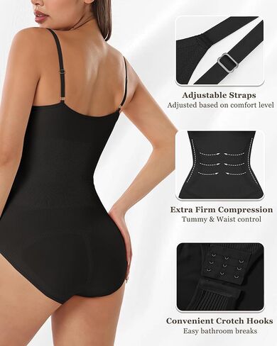 VVL Shapewear for Women, Body Suits for Womens Tummy Control, Seamless Shapewear Bodysuit in Saudi Arabia