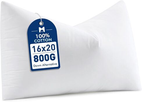 MIULEE 14x36 Synthetic Down Alternative Pillow Insert, Fluffy Soft Throw Pillow for Couch Bed Sofa Plush Luxury Lumbar Support in Saudi Arabia