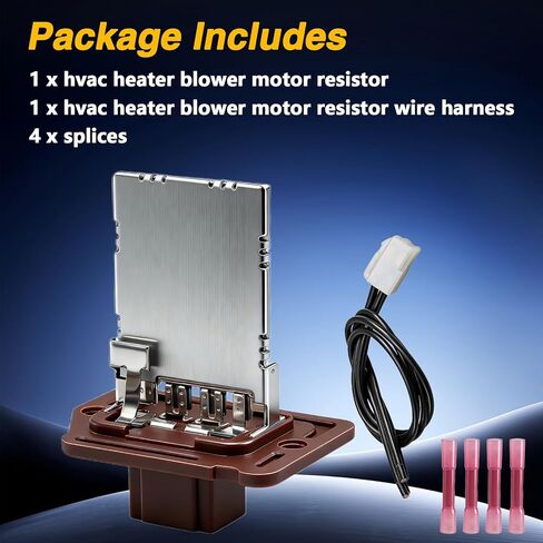HVAC سخان منفاخ المقاوم للسيارات مع تسخير الأسلاك متوافق مع هيونداي سوناتا إلنترا كيا سيدونا سورينتو فورت استبدال # 971283K000 in Saudi Arabia