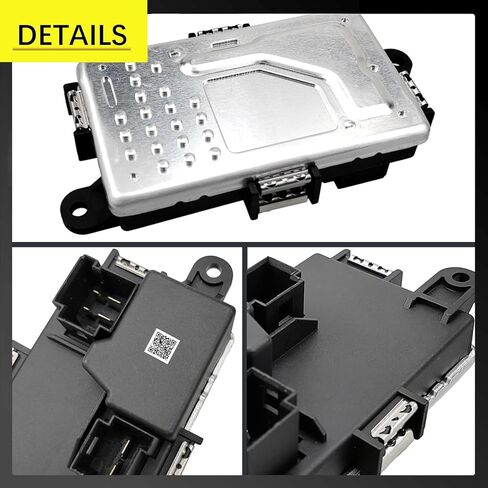 مقاوم محرك منفاخ HVAC متوافق مع وحدة التحكم في المروحة Mercedes-Benz C250،C300،C350،C63/CLS63/E63 AMG،CLS400،CLS550،CLS63/E63 AMG S،E250،E350،E400،E550،GLK250،GLK350،SL400 مندوب #2128702110 in Kuwait