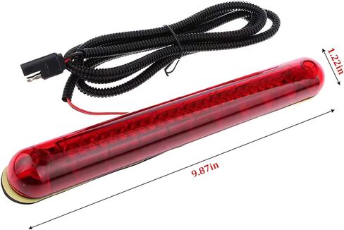 Car Third Brake Light, 24LED 12V 3rd High Mount Vehicle Rear Brake Tail Lamp Bar, Automotive Exterior Warning Stop Light Strip, Universal for Sedan Motorhome Truck in Saudi Arabia