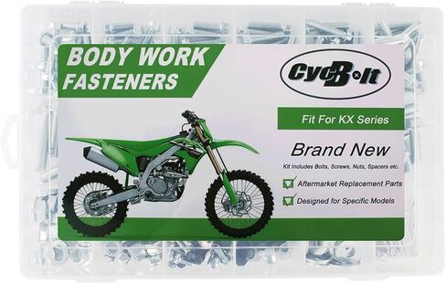 مجموعة مسامير عمل الجسم 330 قطعة مناسبة لـ KX250 KX250X KX250F KX420 KX125 KX450X KX450F KX500 KX112 KX100 KX65 KX60 KX85 KX80 مجموعة مسامير تثبيت مسامير الدراجة على الطرق الوعرة in Saudi Arabia