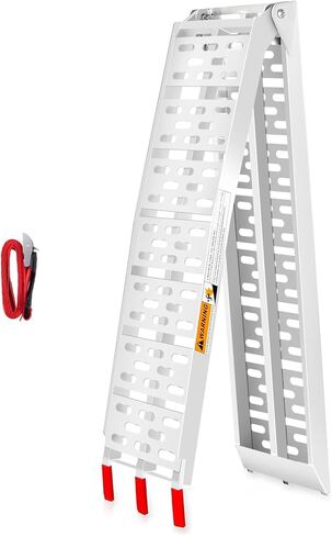 منحدرات VENDAV ATV للشاحنات الصغيرة بطول 7.5 قدم، منحدرات محمولة من الألومنيوم بسعة 1500 رطل، قطعتان. in Kuwait