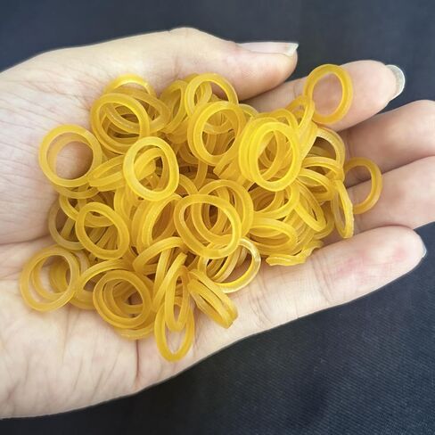 3000 قطعة شريط مطاطي صغير أصفر قوي الأربطة المطاطية لوازم المنزل أربطة مرنة مجلدات الملفات اللوازم المكتبية تغليف المنزل in Saudi Arabia