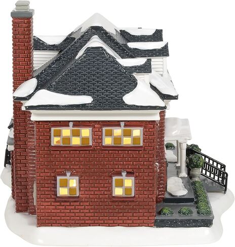 القسم 56 Snow Village Home Alone The McCallister House Lit Building، 7.25 بوصة، متعدد الألوان in Saudi Arabia