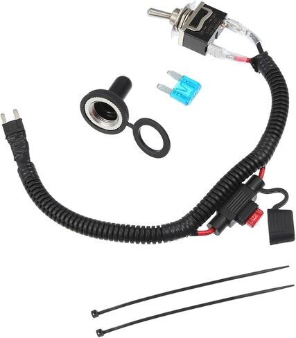 1 Set 37.5cm 14.76" Universal Automotive Switched Fuse Bypass Kit Fuse Bypass Switch Replacement Car Parts in Kuwait