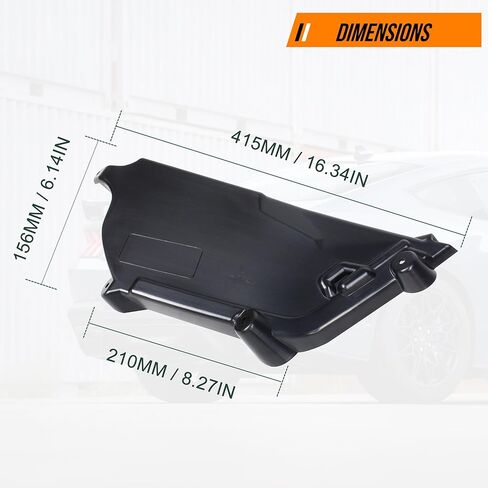 Front Bumper Cover Vent Compatible with Ford Mustang 2024 2025 S650 GT/GT Premium Accessories, Left & Right Side Grille Air Cooler Blocker Protection Guards, 1Pair in Saudi Arabia