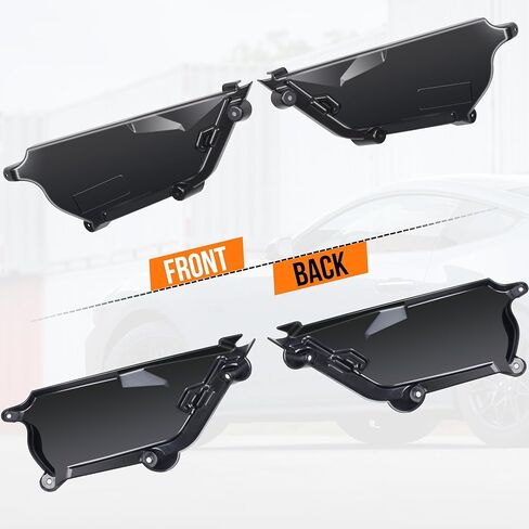 Front Bumper Cover Vent Compatible with Ford Mustang 2024 2025 S650 GT/GT Premium Accessories, Left & Right Side Grille Air Cooler Blocker Protection Guards, 1Pair in Saudi Arabia