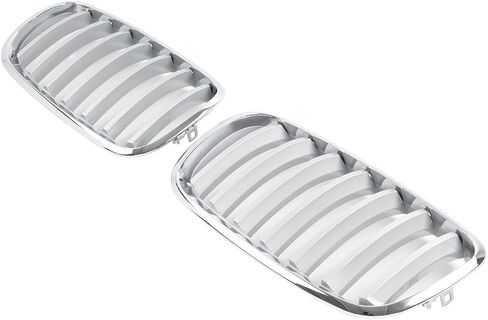 SIKUAI Chrome Front Grill Keney Grille Cover Trim for BMW E70 X5 E71 X6 2008-2013 51137157687, 51137157688, 51137185223, 51137185224 in Saudi Arabia