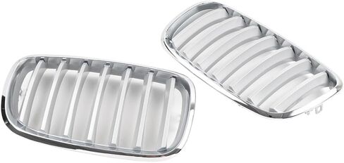 SIKUAI Chrome Front Grill Keney Grille Cover Trim for BMW E70 X5 E71 X6 2008-2013 51137157687, 51137157688, 51137185223, 51137185224 in Saudi Arabia