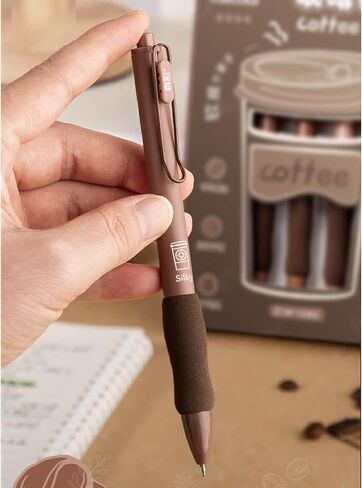 5 Pcs Cute Purple Pen Gel Ink Pens Retractable Pens 0.5mm Fine Point Black Ink Smooth Writing Pen for Women Men Girls Boys School Office Supplies (Purple) in Saudi Arabia