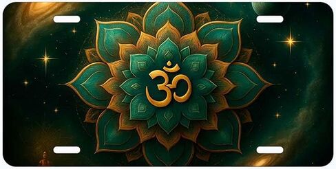 لوحة ترخيص السيارة الجديدة من OM Spirit Mandala in Saudi Arabia