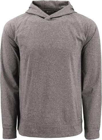 Cutter & Buck Adapt Knit Recycled Mens Heathered Hooded Pullover in Saudi Arabia
