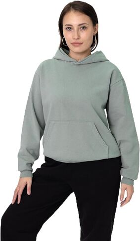 سترة بغطاء رأس من الصوف الثقيل من LOS ANGELES APPAREL HF09 - دفء وأناقة ممتازة للرجال والنساء، صنع في الولايات المتحدة الأمريكية in Kuwait