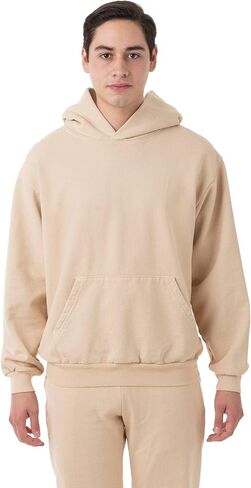 LOS ANGELES APPAREL HF09 Heavy Fleece Hoodie - Premium Warmth & Style for Men and Women, USA Made in Saudi Arabia