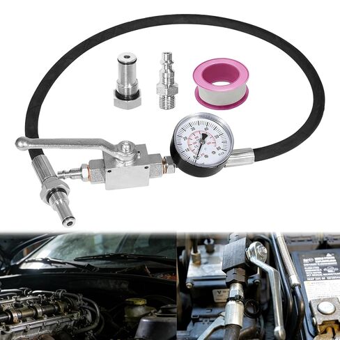 High Pressure Oil System IPR Air Test Tool Kit for Ford 6.0L & 7.3L Powerstroke Diesel (1994-2007), with IPR Valve Test Fitting & Gauge in Kuwait