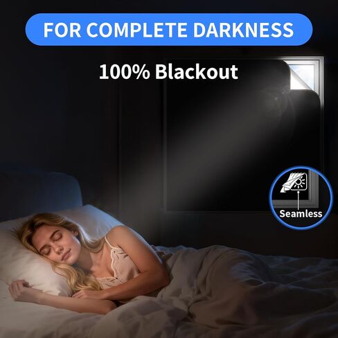 غطاء نافذة أسود بإطار كامل مغناطيسي بدون ستائر تعتيم لظلال نوافذ غرفة النوم ستائر مانعة للضوء بنسبة 100% مقاس 39 × 59 بوصة محمولة DIY للمركبات الترفيهية والحضانة وغرفة الوسائط in Kuwait