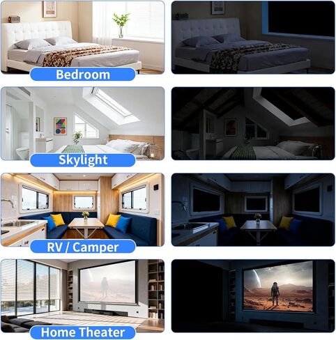 غطاء نافذة أسود بإطار كامل مغناطيسي بدون ستائر تعتيم لظلال نوافذ غرفة النوم ستائر مانعة للضوء بنسبة 100% مقاس 39 × 59 بوصة محمولة DIY للمركبات الترفيهية والحضانة وغرفة الوسائط in Kuwait