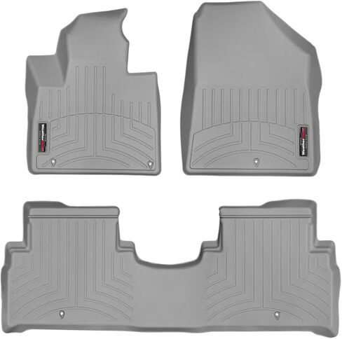 Weathertech Custom Fit FloorLiners for Kia Sorento, Sorento, Sorento - 1st & 2nd Row (44770-1-2), Black in Saudi Arabia