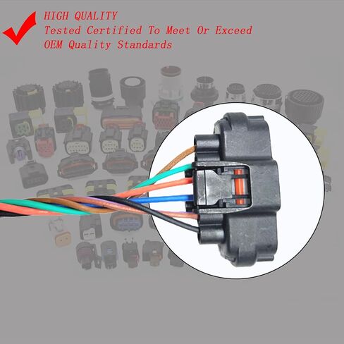 6PIN OEM خنق الجسم موصل تسخير المكونات 1998-2017 استبدال لتويوتا كامري كورولا ولي العهد RAV4 هايلاندر لاند كروزر برادو بريوس FJ كروزر سيكويا تندرا نماذج لكزس بونتياك سليل نماذج in Saudi Arabia