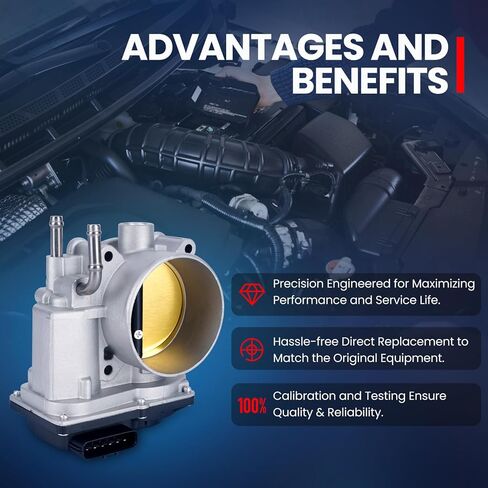 MOCA S20131 Throttle Body Fits 07-18 for Lexus ES350 3.5L & 07-15 for Lexus RX350 3.5L & 05-18 for Toyota Avalon 3.5L & 08-16 for Toyota Highlander 3.5L & 07-16 for Toyota Sienna 3.5L in Saudi Arabia