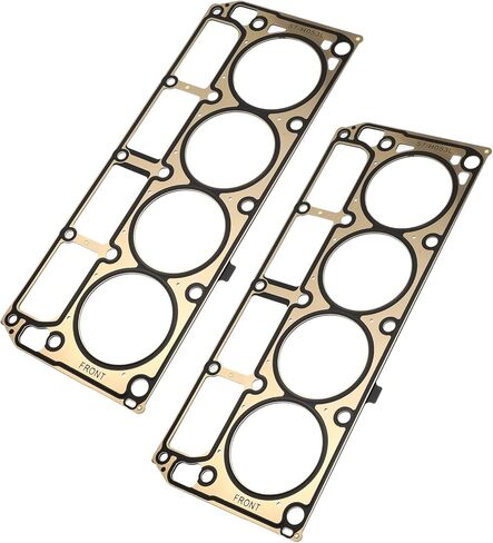 2pcs Cylinder Head Gasket Engine Gasket 12589226 12573949 for for Chevy Silverado 1500 4.8L 5.3L for GMC Yukon XL 1500 Stainless Steel Replacement in Saudi Arabia