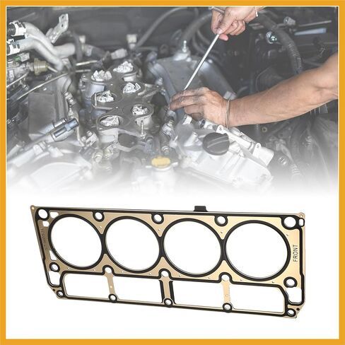 2pcs Cylinder Head Gasket Engine Gasket 12589226 12573949 for for Chevy Silverado 1500 4.8L 5.3L for GMC Yukon XL 1500 Stainless Steel Replacement in Saudi Arabia