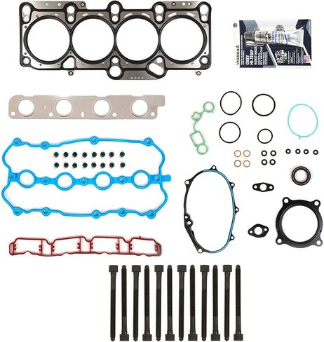 مجموعة مسامير حشية الرأس MA-9761251580 متوافقة مع/لـ 05-11 Audi A3 A4 Quattro Q5 Turbo 2.0L DOHC BPY BPG in Saudi Arabia