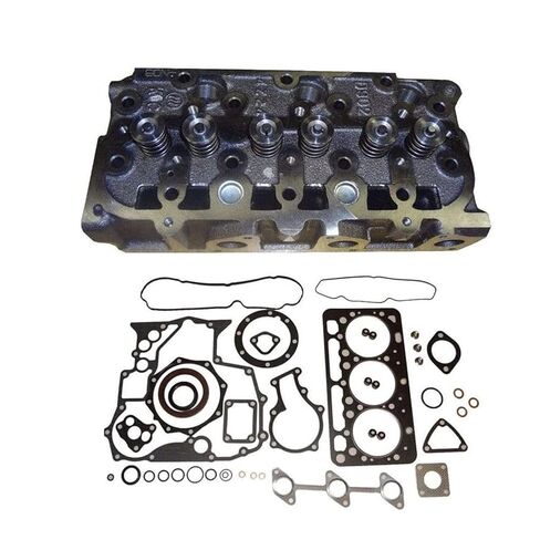 1G962-03045 D902 رأس أسطوانة كامل مع صمامات + مجموعة حشية كاملة 1G96203045 متوافقة مع محرك Kubota RTV900 KX41-3 BX24 BX2360 BX2370D ZD323 in Saudi Arabia