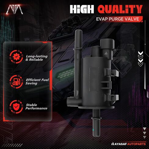 MAYASAF 911-035 علبة بخار تطهير صمام الملف اللولبي يناسب Buick Rainier 2004، Regal 1998-2004، لـ Chevy Malibu 1999، لـ Cadillac CTS، لـ GMC، لـ Olds Alero، لـ Pontiac in Saudi Arabia