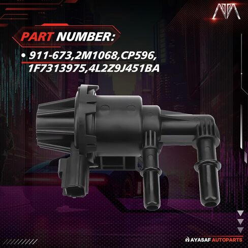 MAYASAF 911-673 علبة بخار تطهير صمام الملف اللولبي يناسب Ford Explorer Sport Trac 2007-2010، Explorer 2004 2005-2010، Mustang 2005-2006، Ranger 2004-2011، لمازدا، لميركوري in Saudi Arabia