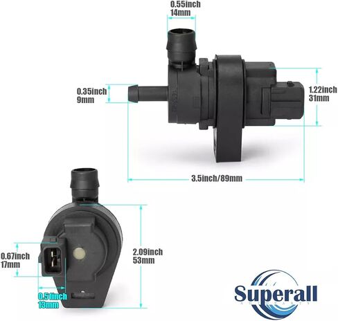 13901433603 علبة بخار تطهير تنفيس صمام تطهير الملف اللولبي التحكم لسيارات Bmw X5 Z3 Z4 323 325 328 330 525I 528I 530I 540I 740IL 750IL استبدال 13901433602, 13907831770, CP474، PV798، CP564 in Kuwait