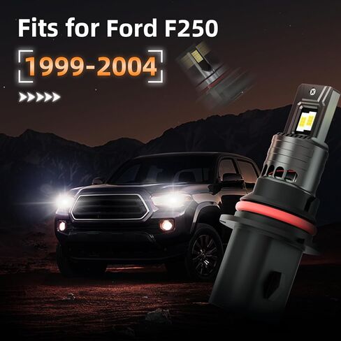 يناسب مجموعة مصابيح الضباب Ford F250 لعام 1999-2004، 4 قطع شعاع مزدوج أبيض فائق السطوع وحزمة مصابيح الضباب، مقاس 1:1 مثل مصابيح المخزون، التوصيل والتشغيل in Saudi Arabia