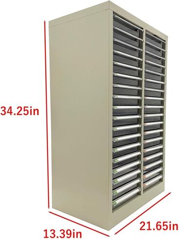 36 درج خزانة ملفات تخزين المستندات الورقية خزانة الملفات العمودية أدراج شفافة منظم المستندات بدون باب مكتب مستودع المرآب in Kuwait