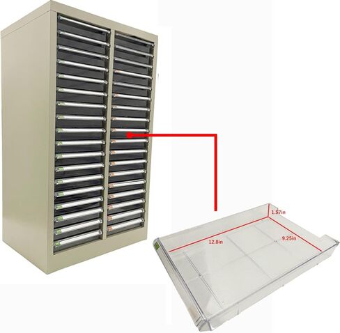 36 درج خزانة ملفات تخزين المستندات الورقية خزانة الملفات العمودية أدراج شفافة منظم المستندات بدون باب مكتب مستودع المرآب in Kuwait
