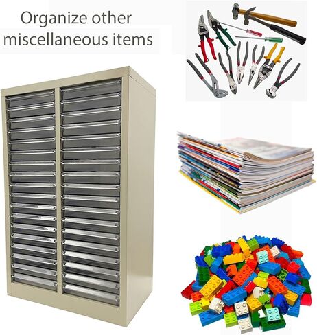 36 درج خزانة ملفات تخزين المستندات الورقية خزانة الملفات العمودية أدراج شفافة منظم المستندات بدون باب مكتب مستودع المرآب in Kuwait