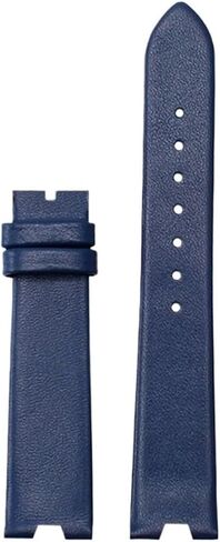 Fit for Versace Watch SCI080016 SCI070016 Women V-notch Thin Leather Watch Band 18mm in Saudi Arabia