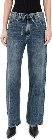 rag & bone Women's Phoebe Drawstring Wide Jeans in Saudi Arabia